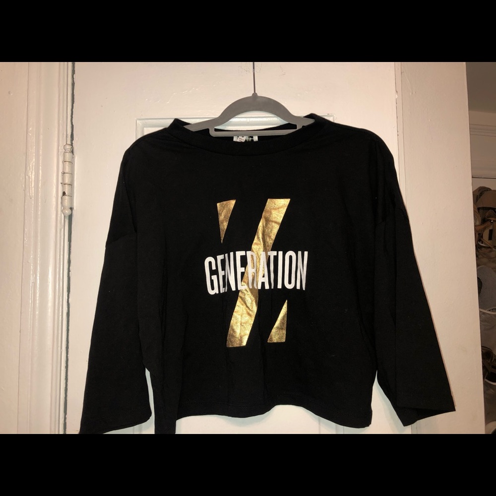 DAYA BY ZENDAYA: Cropped boxy tee